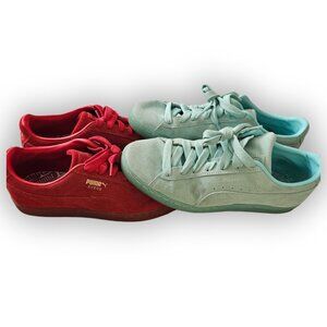 PUMA CLASSIC SUEDE SNEAKERS BUNDLE SIZE 10
